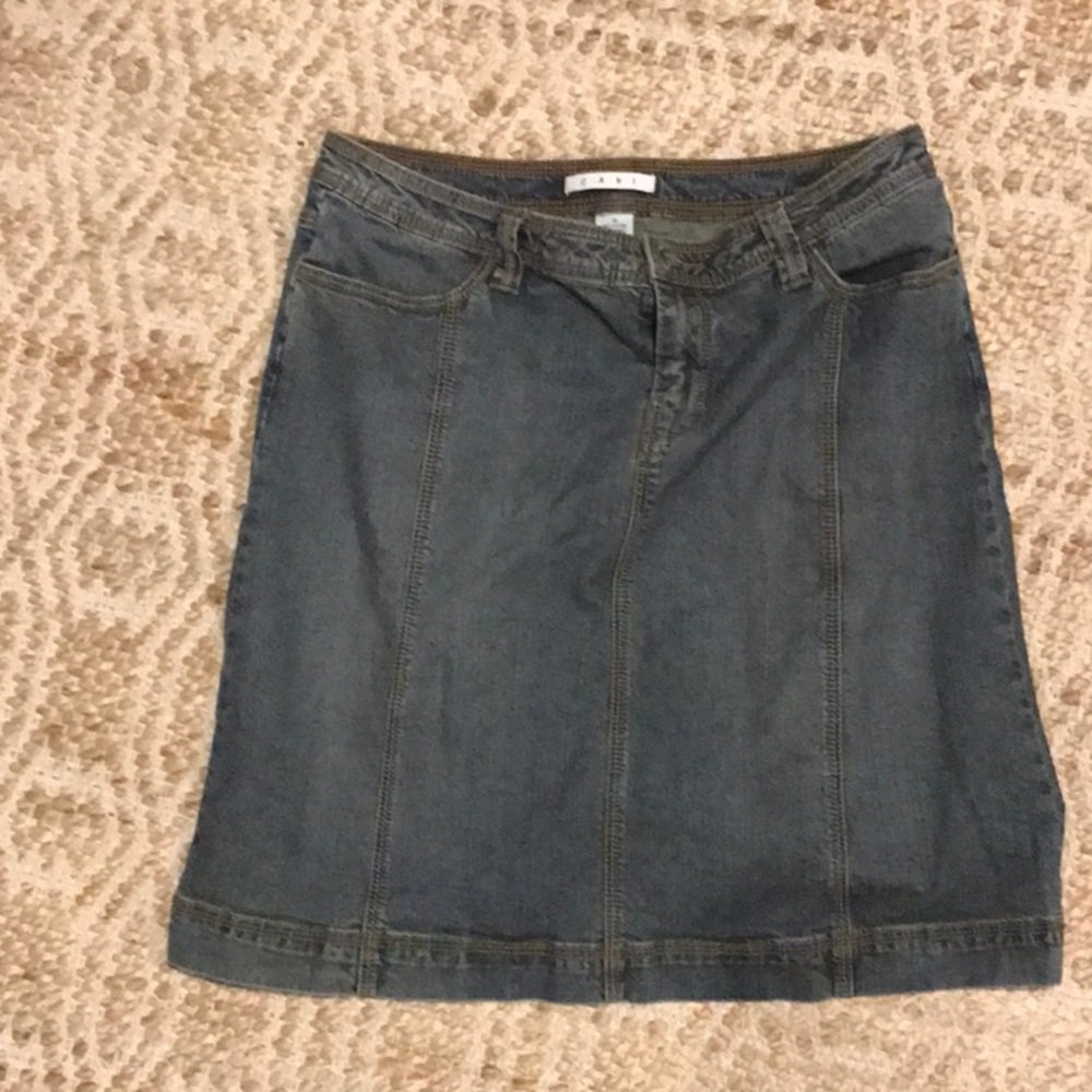 Cabi- Jean Skirt